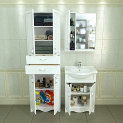 СанТа Зеркальный шкаф Верона 60 L – фотография-3